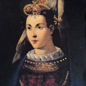 New, black picture of Hürrem as Roxelana wife of Suleiman The Magnificent beaded